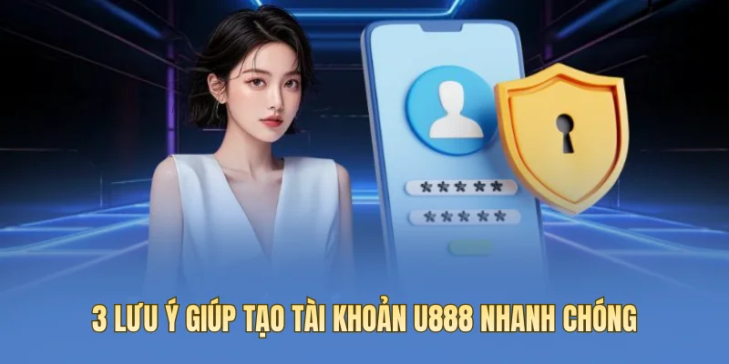 3 lưu ý giúp tạo tài khoản U888 nhanh chóng