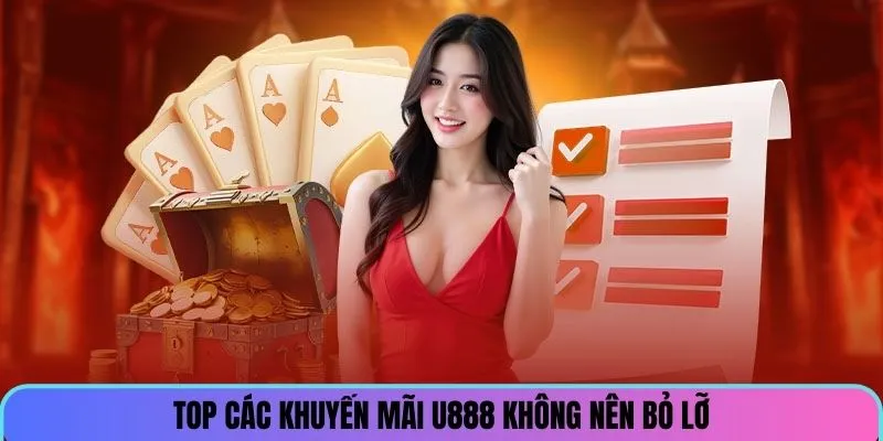Top các khuyến mãi U888 không nên bỏ lỡ